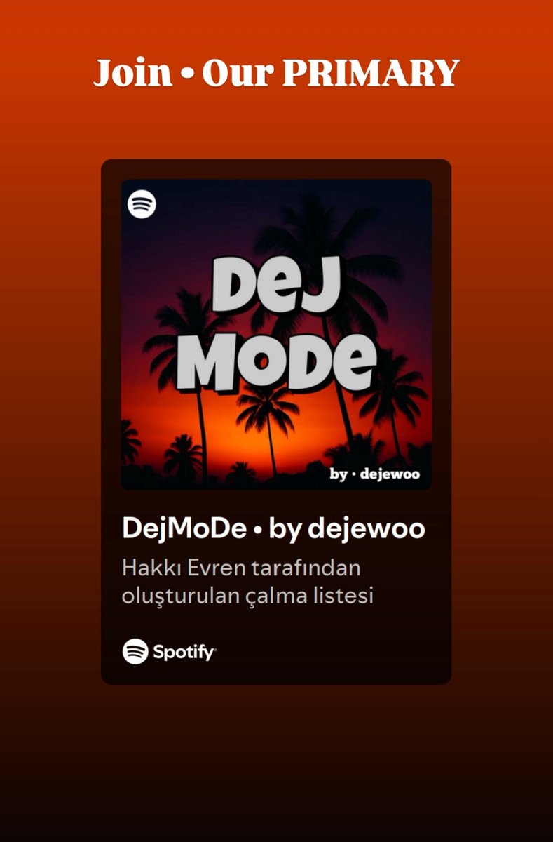 DejeWoo's tweet image. The world is meeting its new HITMAKER 🌍

Join • Our PRIMARY | #Spotify 

#Dejewoo presents #DejMoDe 

#AfroHouse #HouseMusic #ClubMusic #EthnicHouseMusic #OrientalHouseMusic #LatinHouseMusic 

🔗 bit.ly/dejmode | Every new HITS*
...