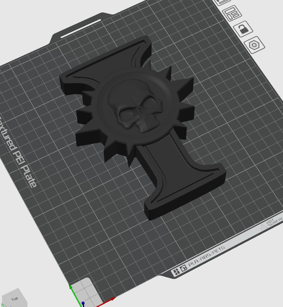PaddyK49's tweet photo. I'm building cosplay props for 40k darktide characters, heres one based on the zealots ult, 

I'll be posting all the files here for free if anyone wants to print along:
https://t.co/JiuzfxdEjW https://t.co/2SePNiYRZZ