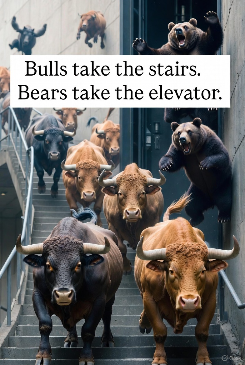 <a href="/ShiLLin_ViLLian/">Alex</a> "Bulls take the stairs. Bears take the elevator."

 <a href="/beaniemaxi/">Beanie</a>  dropped this gem in Spaces about BTC — instantly knew it fits $ASTER perfectly.

Ground from $0.91 → $1.39 like a slow staircase. Today, on <a href="/coinbase/">Coinbase 🛡️</a>  listing day, it’s straight down the elevator shaft. Bear moves