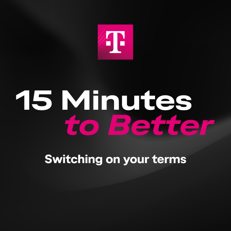 JonFreier's tweet photo. Switching wireless providers has always been way too complex — and PAINFUL! Not anymore!  

With Switching Made Easy, it’s a fast &amp; simple process — right in the T-Life app with personalized plan-matching and same-day device delivery from @DoorDash.