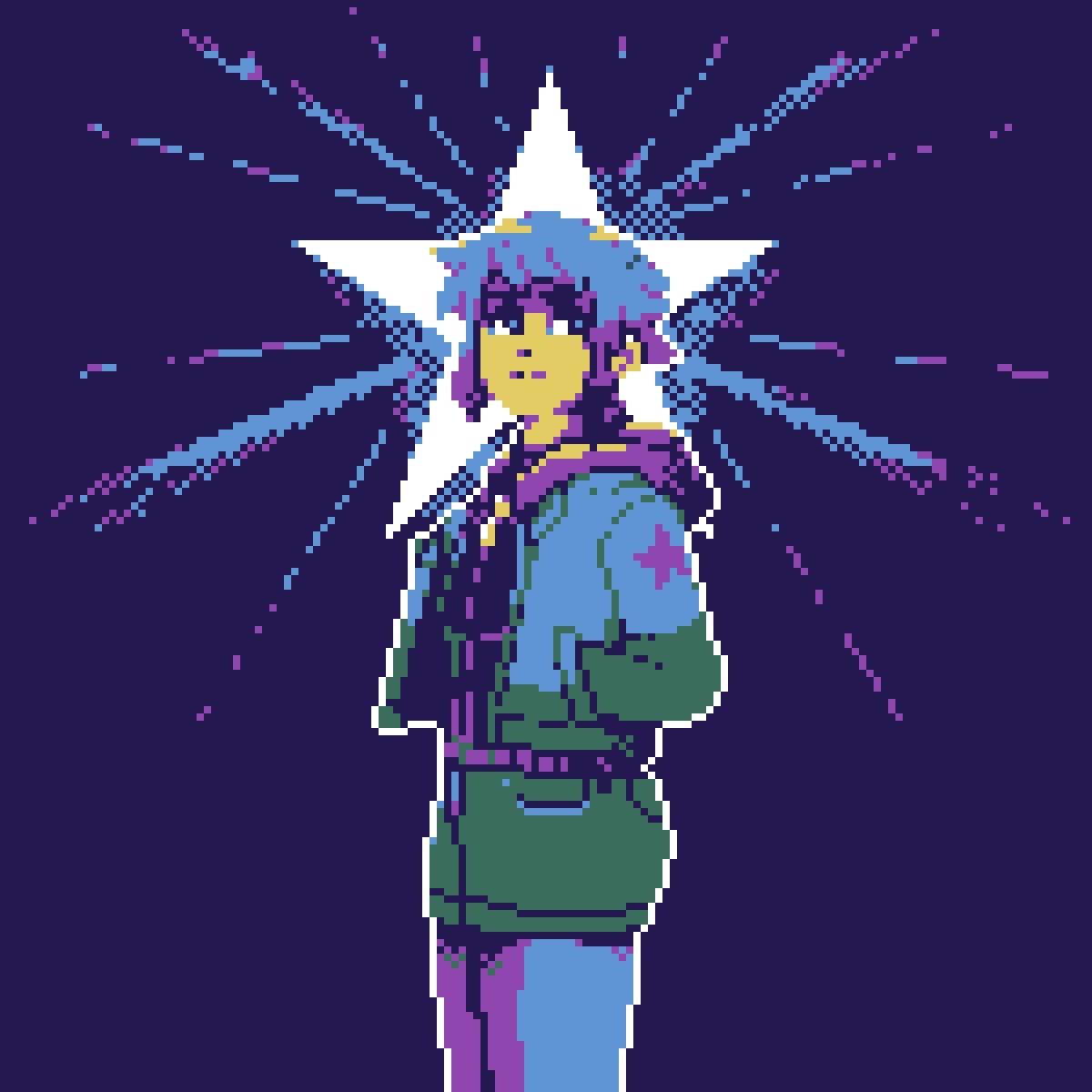 RHerimamitiana's tweet photo. This girl again !
 #pixelartist #digitalart #pixelart #pixelartwork #pixelated #retrostyle #8bitart #artistoninstagram #digitalartist #pixelarts #16bits #nes #gameboy #indiegame #8bit #16bit #pixelartsociety #gameboycolor #scrottpilgrim #ramonaflowers #pixel #pixels https://t.co/B1Fl64gXpX
