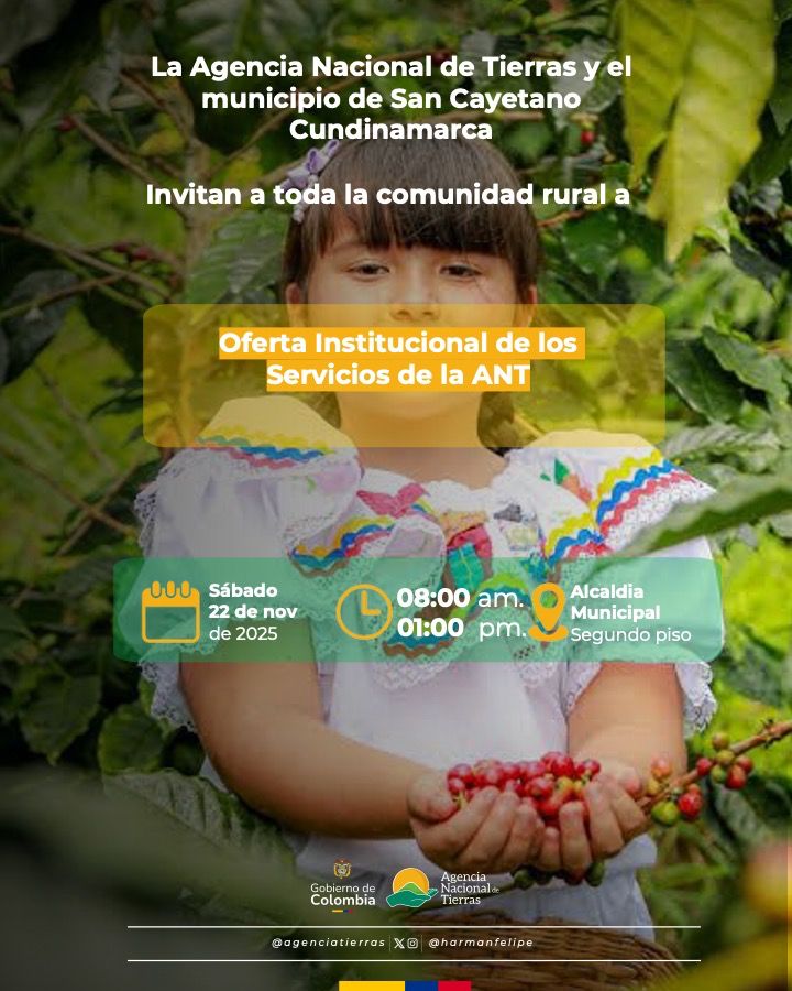 ¡𝗛𝗮𝘇 𝗽𝗮𝗿𝘁𝗲 𝗱𝗲 𝗹𝗮 𝗝𝗼𝗿𝗻𝗮𝗱𝗮 𝗜𝗻𝗳𝗼𝗿𝗺𝗮𝘁𝗶𝘃𝗮 𝗱𝗲 𝗟𝗲𝗴𝗮𝗹𝗶𝘇𝗮𝗰𝗶𝗼́𝗻 𝗱𝗲 𝗣𝗿𝗲𝗱𝗶𝗼𝘀 𝗲𝗻 𝗦𝗮𝗻 𝗖𝗮𝘆𝗲𝘁𝗮𝗻𝗼!

sancayetano-cundinamarca.gov.co/calendario-de-…