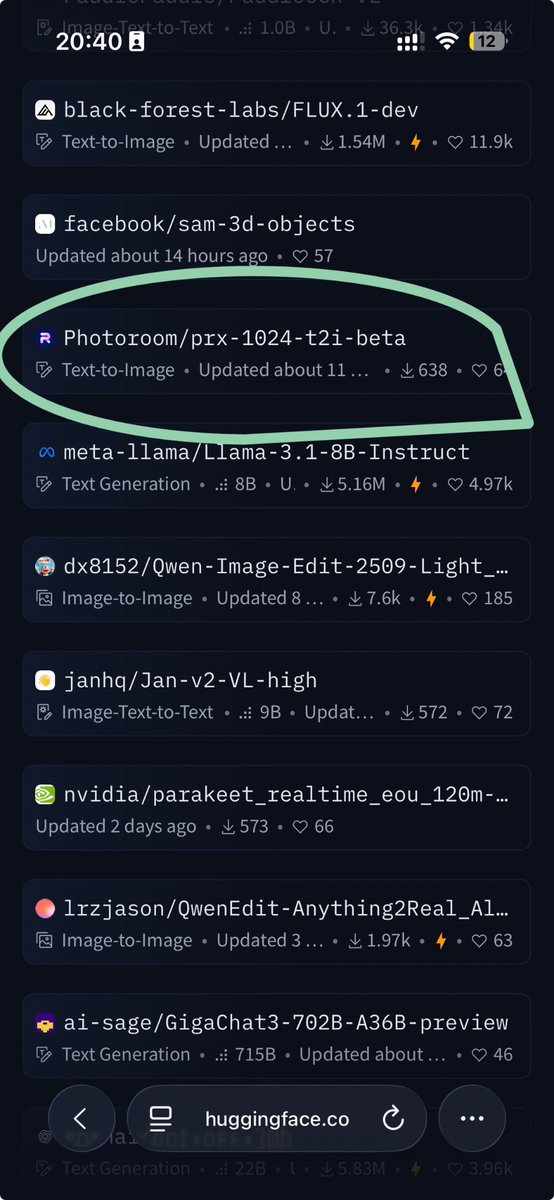 RT @matthieurouif: Photoroom PRX オープンソースモデルが @huggingface でトレンドになっているのを見るのはとてもクールで、とても良い仲間です