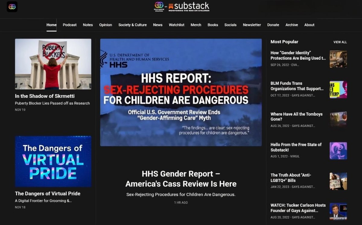 againstgrmrs's tweet image. Subscribe to our new Substack and get full access to the newsletter and our website. Never miss an update!

Sign up and SUBSCRIBE for more updates and bonus content at: gaysagainstgroomers.substack.com