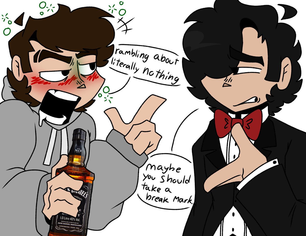 I drew drunk Mark cause I saw something on Twitter I forgot what it was though

Mark Heathcliff and Cesar Torres shit art to keep the damn fandom alive 😇😇