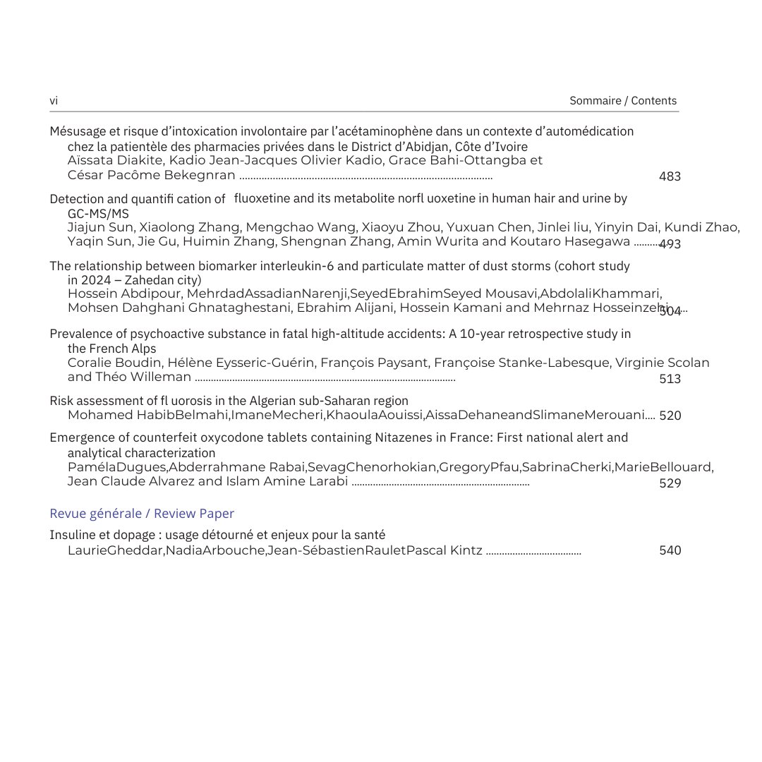 SFTA - Société Française de Toxicologie Analytique (@sfta_tweets) on Twitter photo 