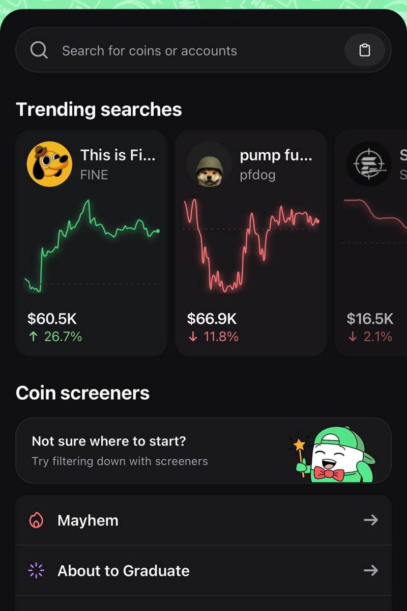 $FINE IS TRENDING ON PumpFun! ⚡️

As promised — this is only the beginning. $FINE will be trending across every platform tonight.

We’re just getting started.

4KXDzWnj6GS5upd8r39WG1rAsyRb9ez65frybZy5pump