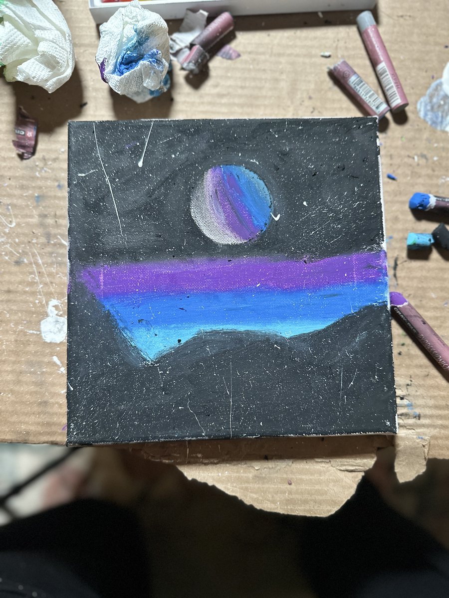 JusJrdn's tweet photo. Turned 32 a couple days ago but I’ve been sick, so posting a bit late 😅

New single “Atmosphere” is live early on my site.
$5 = thousands of streams — real support.
Streaming drops at 100K subs.
I also painted the alternate cover

👉 https://t.co/wmy2Rqf6wE https://t.co/n3vY7wsZFK
