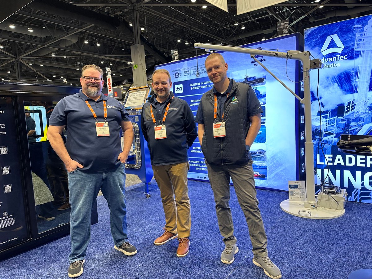 advantecmarine's tweet photo. We’re at Pacific Marine Expo! Come visit us at booth 1233, our team is on-site and ready to connect, answer questions, and showcase what’s new across the AdvanTec family of brands. https://t.co/j1zknhrUdy