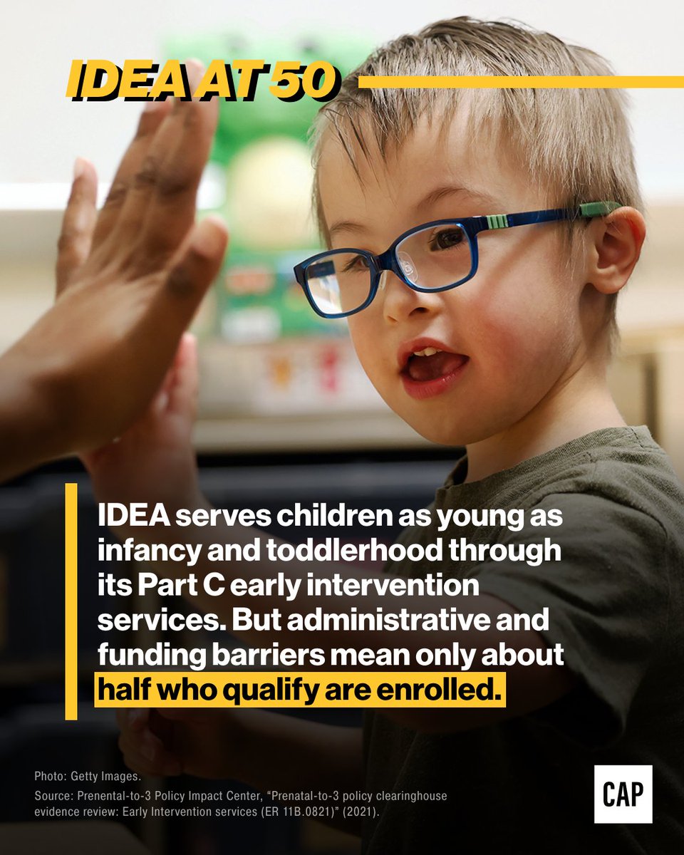 StartEarlyorg's tweet image. Every child deserves the chance to grow and thrive from birth. IDEA makes that possible through #earlyintervention and family support. #IDEA50