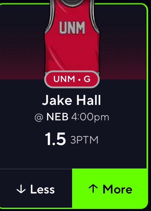 CBB Thursday Play:🏀🚨

Jake Hall O 1.5 3PM 

100 ❤️ for the pair🫡

• Another year of the Hoiberg Nebraska system who are a 3 point funnel thanks to their extreme rim denial and post trap defense that leaves a ton of Catch and Shoot 3s for wings guards. 

• Hall is the