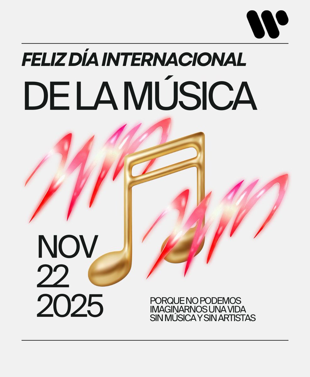 WarnerMusicArg's tweet photo. ¡Feliz Día Internacional de la Música! https://t.co/hESTA9UDUa