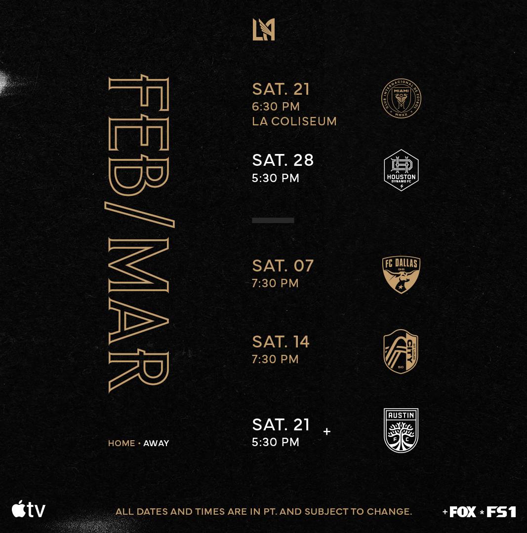 LAFC's tweet photo. 2026 Black &amp; Gold World Tour ⚫️🟡

➡️ Sign up for ticket info - https://t.co/jrhXFbsYpB 

#LAFC | @Ticketmaster https://t.co/PTBJO3qpL4