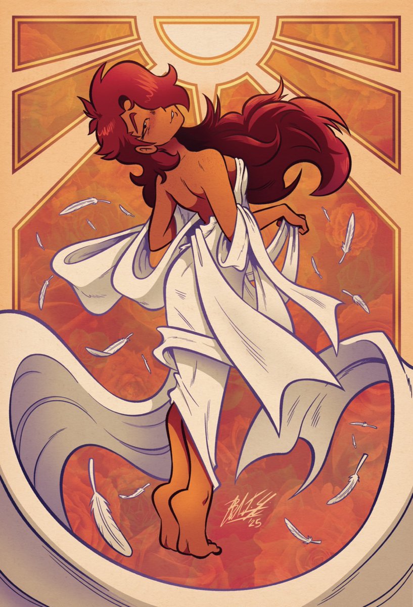 Comm for Ian M. 🧡❤️🤍