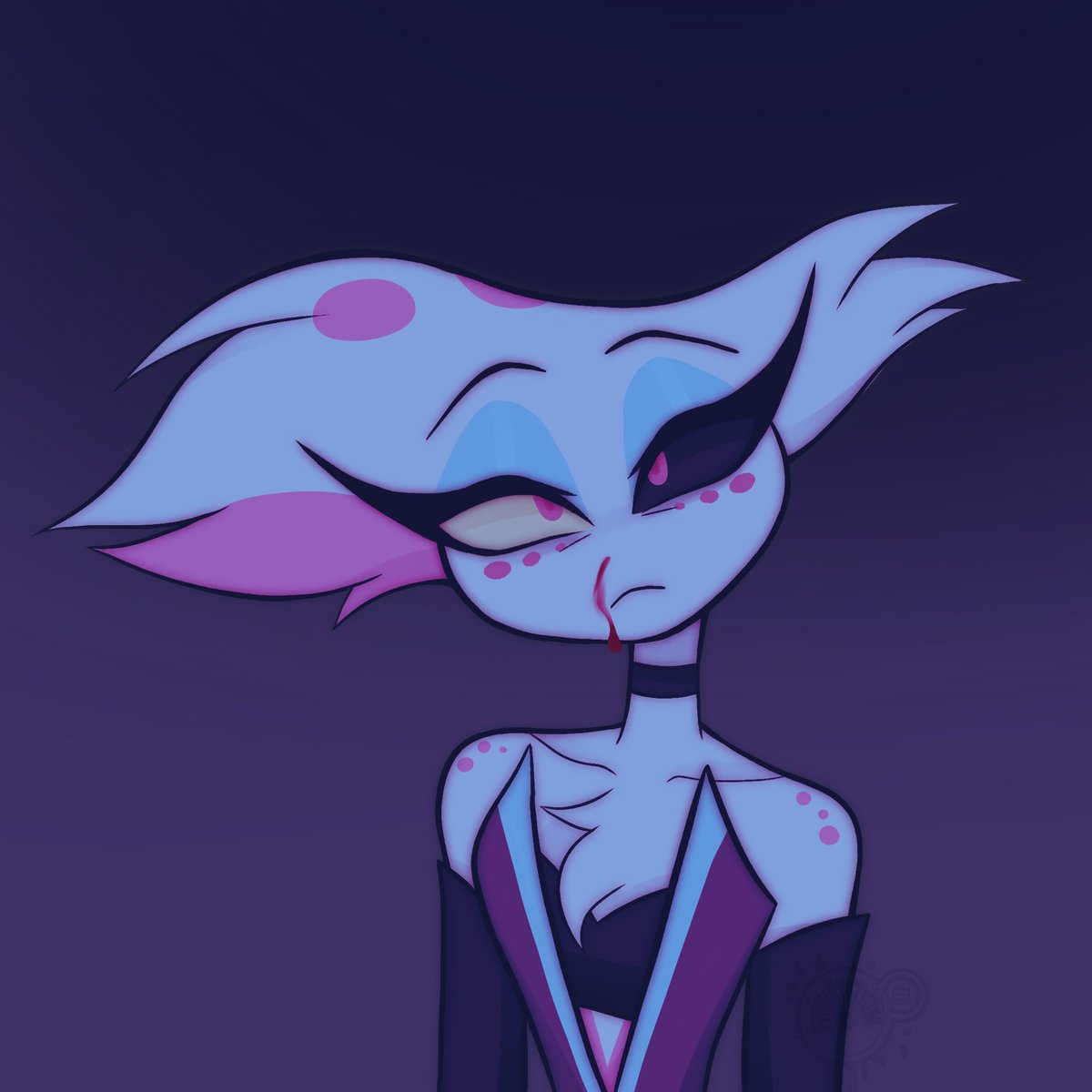 FINNSTATION's tweet photo. Angel Dust #HazbinHotel #angeldust https://t.co/VZWYHxWsgd