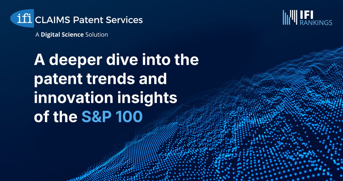 IFI CLAIMS Patent Services tweet media