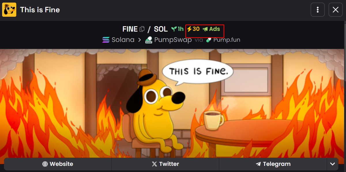 $FINE DEX ADS STARTED! ⚡️

MORE BOOST NEXT? 👀