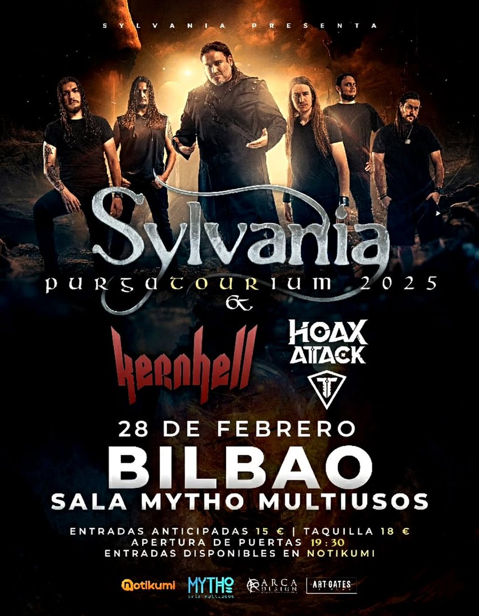 symonsinger's tweet photo. Próximas fechas gira Purgatorium 2026!🔥 #sylvania #heavymetal #rockroll #powermetal #purga https://t.co/iy2zy7nCHr
