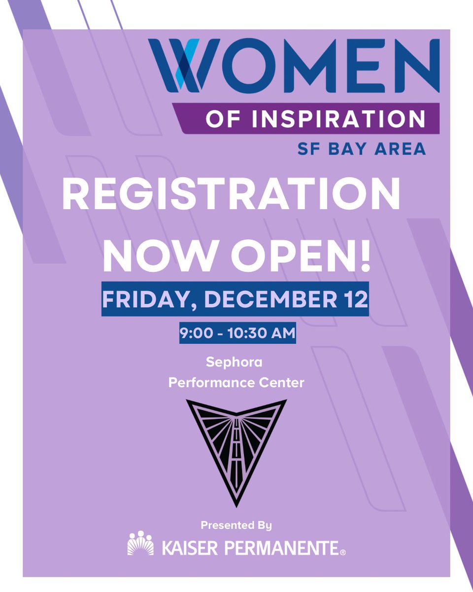 Join us for the annual 2025 WISE SF Bay Area Women of Inspiration Event on December 12💜🏀

Registration is now open! Link in our bio.

#WISESF #WISESFwomenofinspiration #WomenOfInspiration #Valkyries #GSV #WNBA #WISEworks #kaiserpermanente