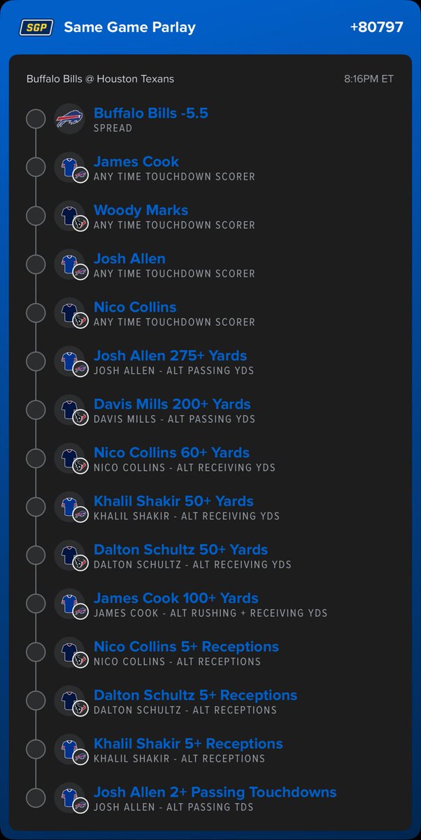 LodedBets's tweet photo. TNF Parlay🏈

+80,797 Odds

Check out my bet on FanDuel Sportsbook!
https://t.co/Khw6gphAdC

#GamblingX https://t.co/HRpHURQneo