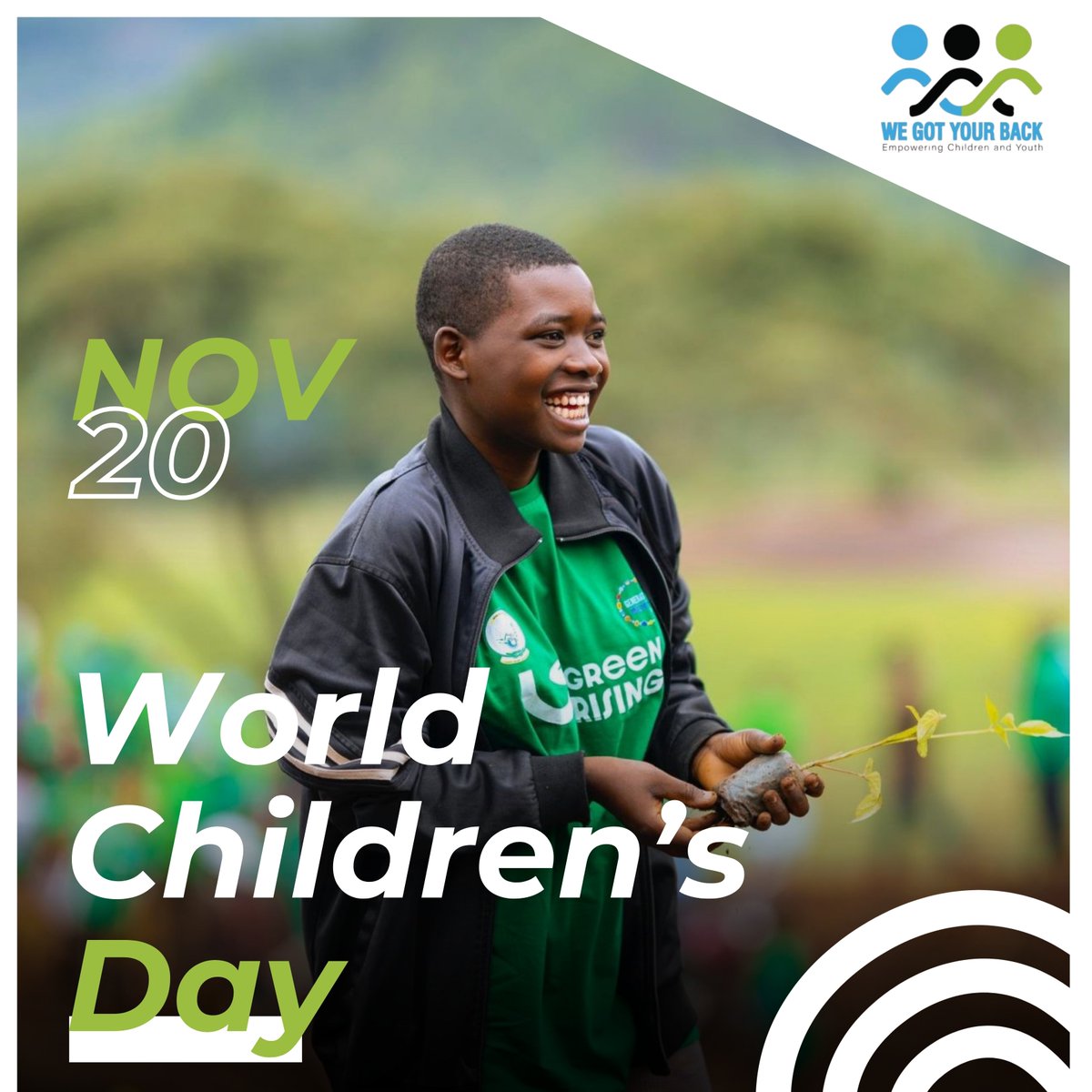On this #WCD2025, we celebrate the incredible potential of every girl who is inspired to take climate action. Through our #GreenRising program, we continue to empower them with the skills they need to help transform #Rwanda into the green &amp; inclusive paradise we all envision.