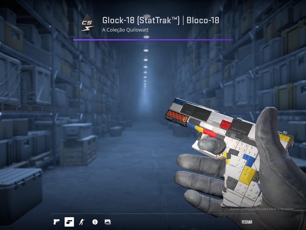EmerSick666's tweet photo. Glock-18 (StatTrak™) | Bloco-18 adquirida na @Neshastore com o cupom @donkgordo https://t.co/uz7COHbkN3