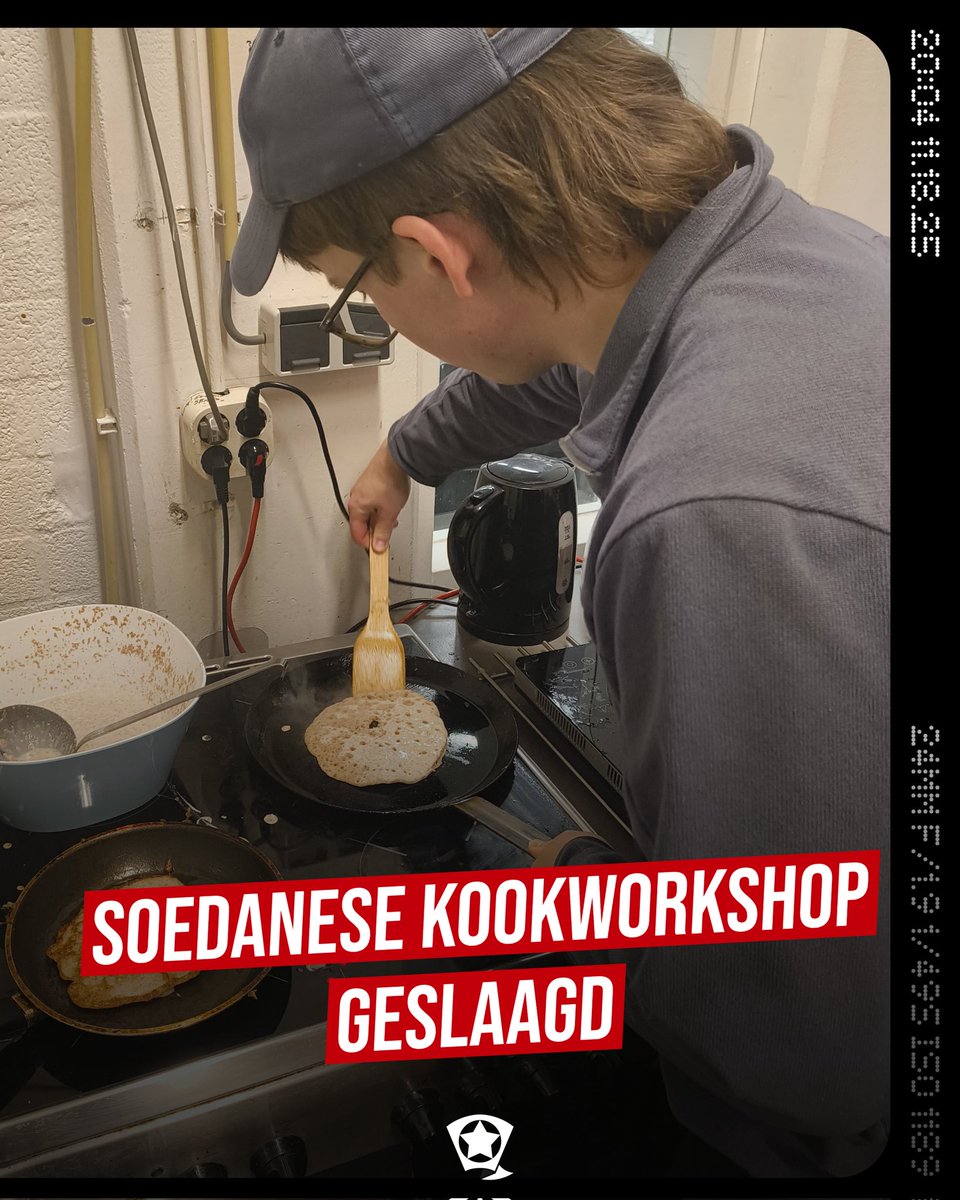 De Soedanese kookworkshop van afgelopen dinsdag was enorm geslaagd! 🇸🇩✊

We hebben gepraat over de situatie in Soedan en over de geschiedenis achter deze gerechten. Ook hebben we donaties gemaakt aan de Sudan Solidarity Collective. Kortom, een geslaagde en leerzame avond!