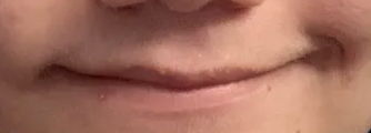 KrazyKaid's tweet photo. why my mouth look like the fuckin amazon logo https://t.co/egKaqhue36