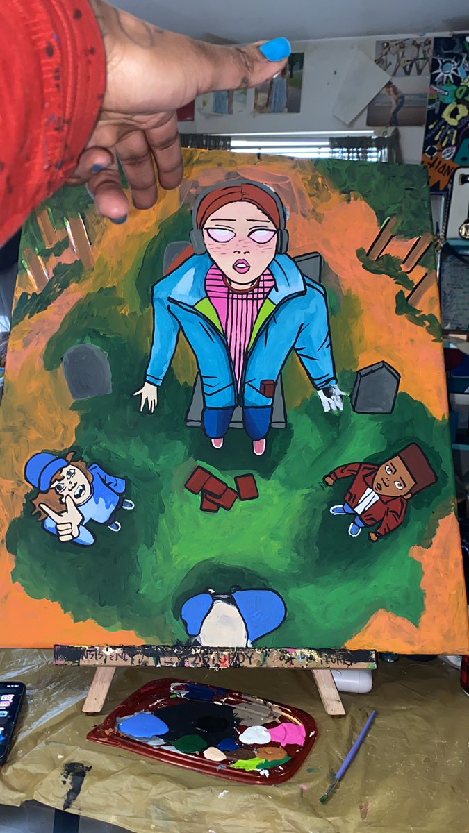 92sturdy's tweet photo. Geek music shes earning TURF 🌌 #progress #almostfinished #strangerthings #92Sturdy https://t.co/Kl4J40z8zZ