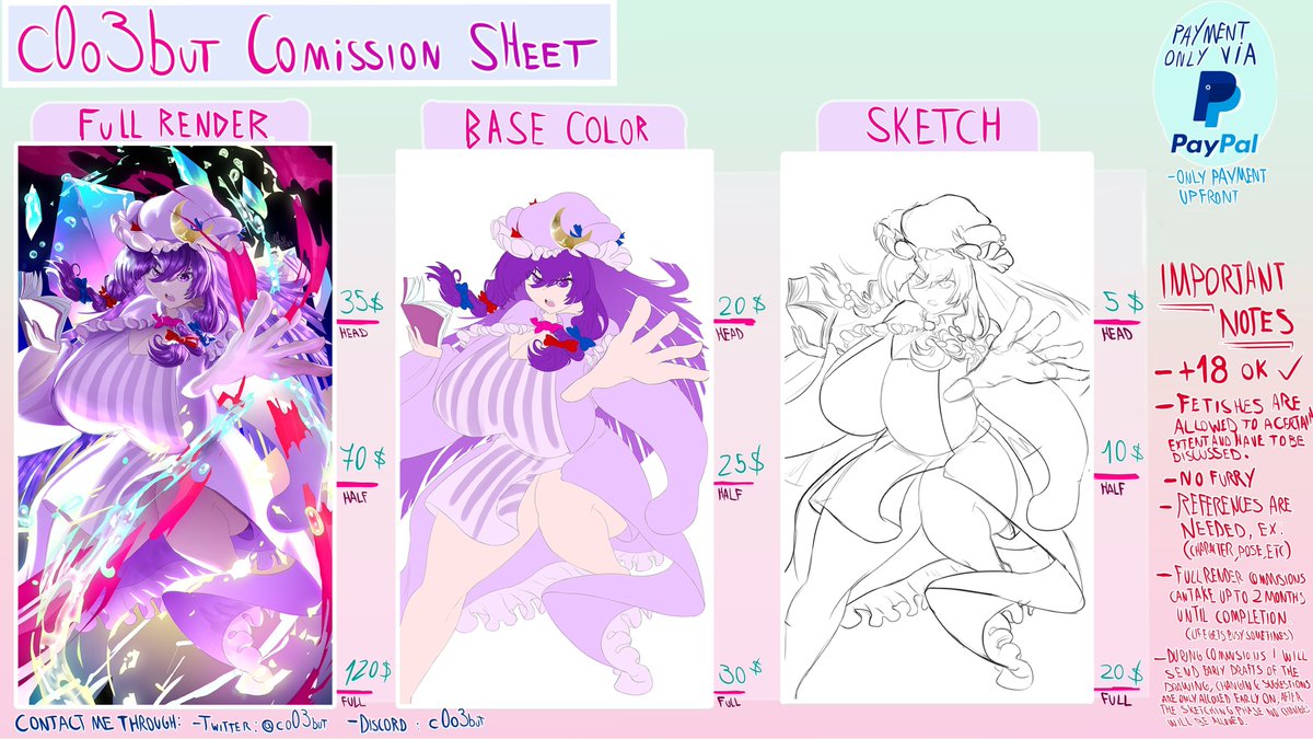 c0o3but (slots open on april 13!!) tweet media