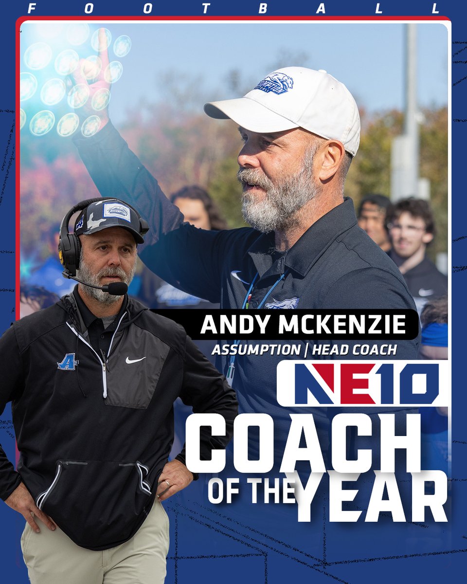 𝐅𝐎𝐎𝐓𝐁𝐀𝐋𝐋 𝐌𝐀𝐉𝐎𝐑 𝐇𝐎𝐍𝐎𝐑𝐒

MVP: Jay Kastantin
Offensive POY: Isaiah Decias
Defensive POY: Geno Facchetti
OL of the Year: Jack Driscoll
DL of the Year: Tindell Frick
ROY: Luke Warnock
Coach: Andy McKenzie

🔗: loom.ly/Mh8wYOI

#NE10EMBRACE I #NCAAD2 I #D2FB