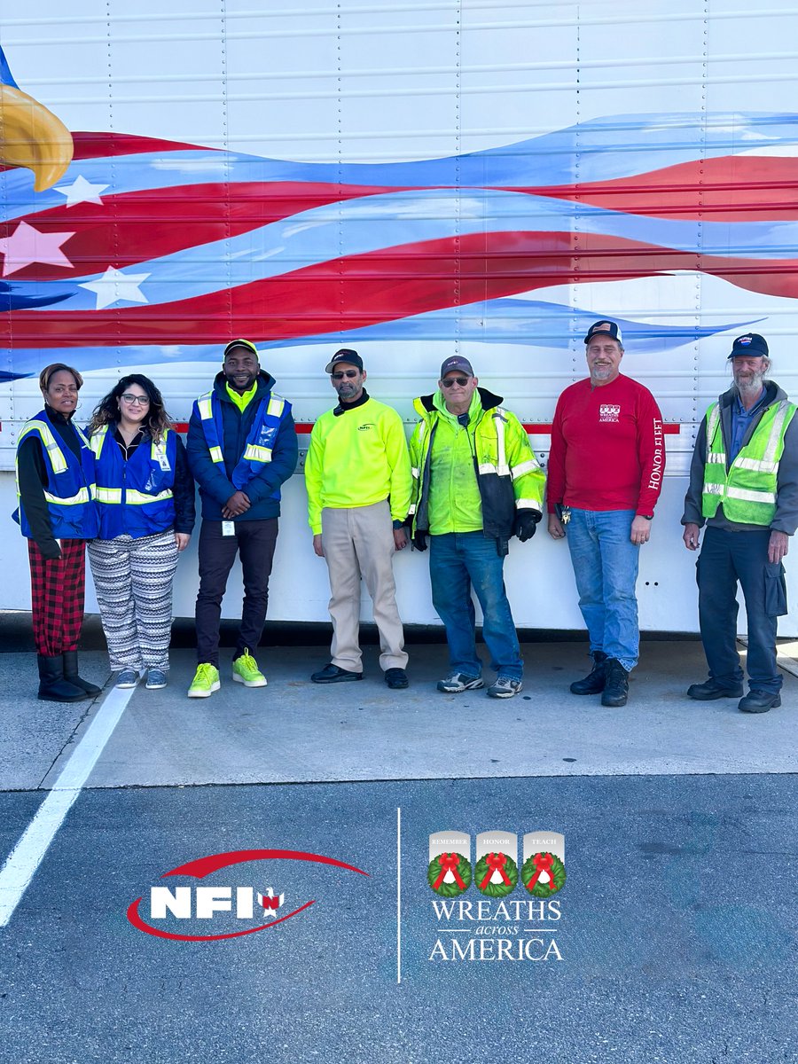 NFIindustries's tweet image. NFI is proud to honor veterans through its continued partnership with @WreathsAcross. Our teams across the organization come together each year to support this meaningful mission. Read our latest press release to learn more. nfiindustries.com/about-nfi/news…