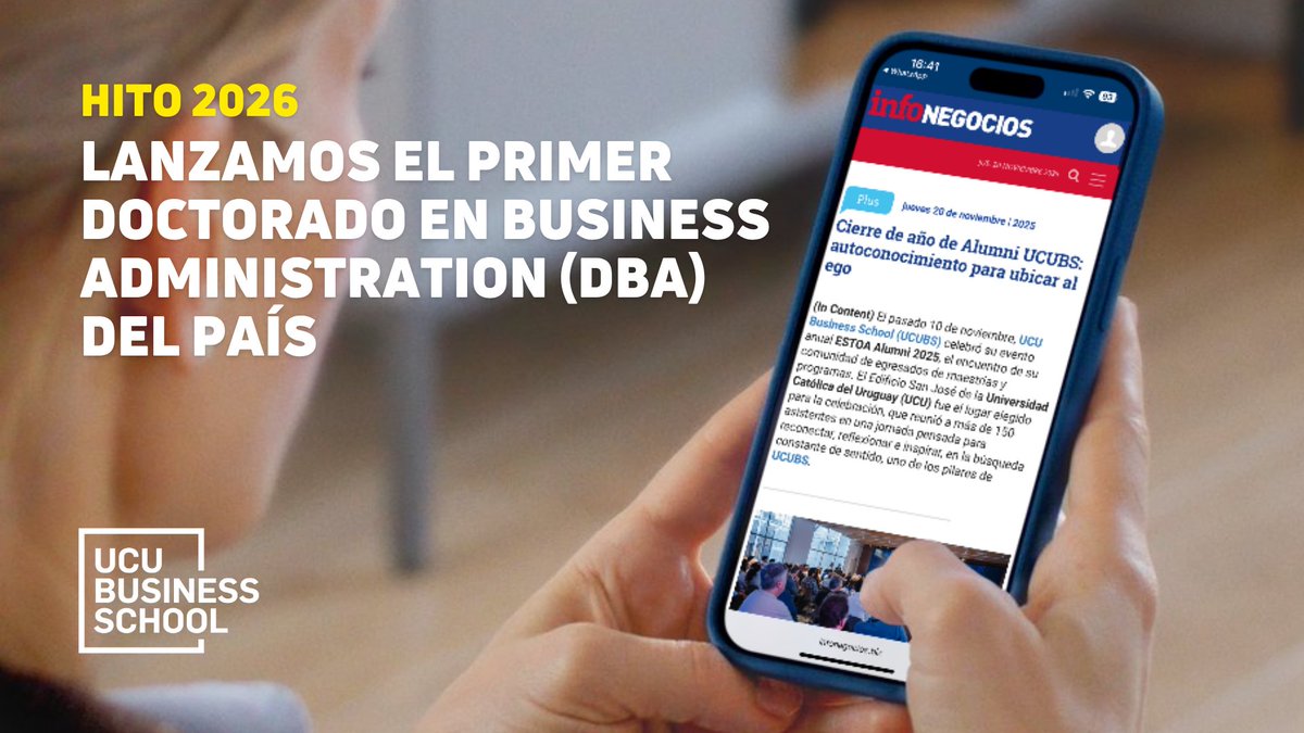 📣 Durante el encuentro ESTOA Alumni, presentamos el lanzamiento del primer Doctorado en Business Administration (DBA) del país, un programa pensado para profesionales que buscan completar su ciclo académico, profundizar en su especialización y aportar a la competitividad