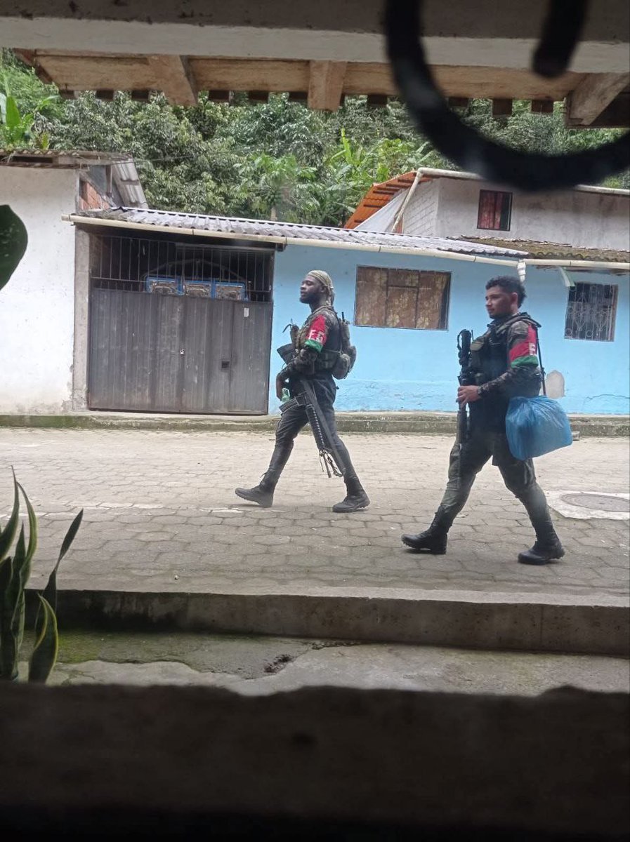 Alerta_Ecuador7's tweet image. ‼️#URGENTE| En Carchi, moradores del barrio las juntas alertaron de unas 10 personas vestidas con uniformes Militar y armas largas; presuntamente, guerrilleros de un grupo paramilitar colombiano.