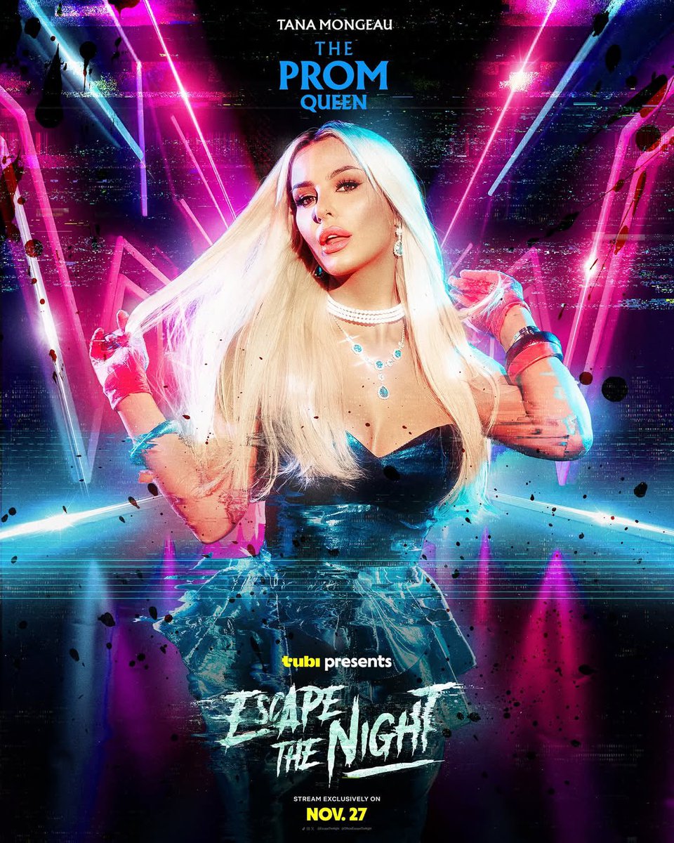 Official poster of <a href="/tanamongeau/">Tana Mongeau</a> as The Prom Queen for ‘Escape the Night: The Lost Tapes.’