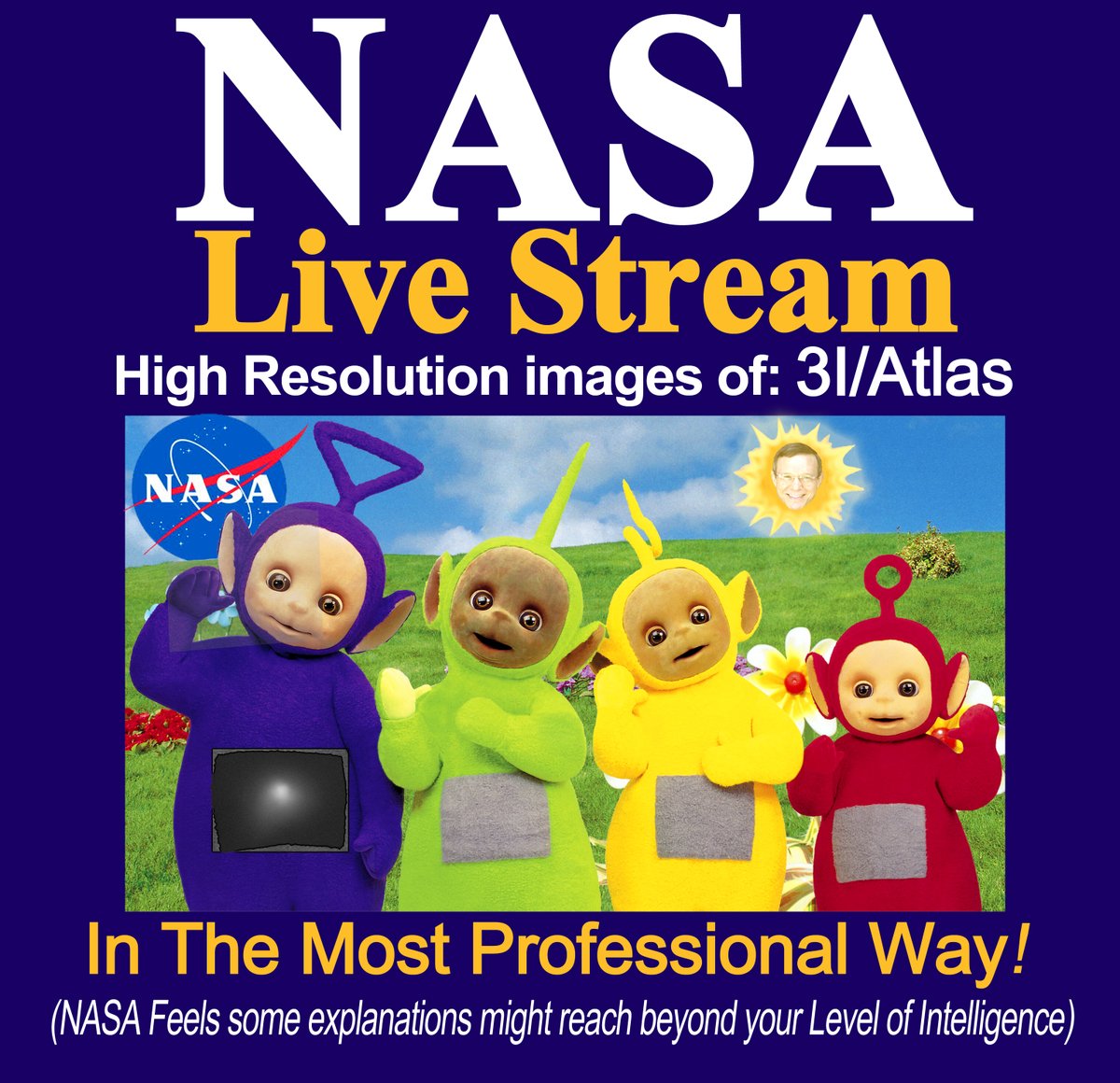 RichFrench2744's tweet photo. @NASASolarSystem They dumbed down the live stream to Bare Minimum of ALREADY KNOWN information; in Fact they did Even Less!

Besides lack of detail in hyped-images, there was No information on tails/rotation/reflectivity/chemistry!

The Live Stream was for Children!

It was an insult to US ALL! https://t.co/6208tkeHbn