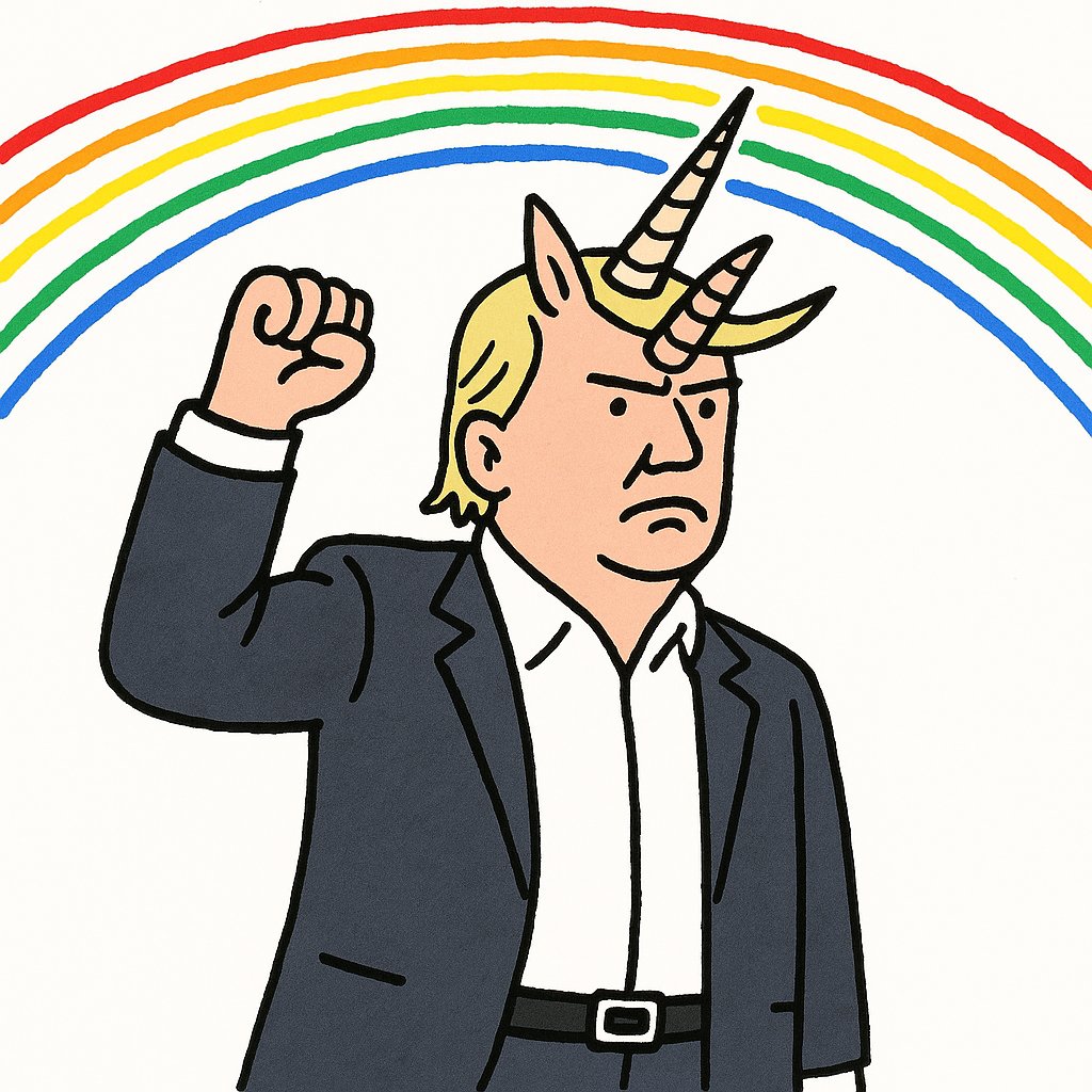Trump + unicorn