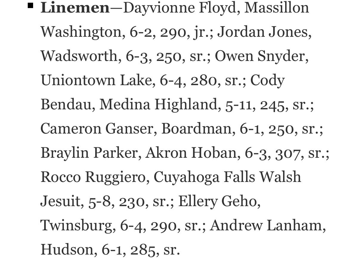 Blessed to be named second team all district!