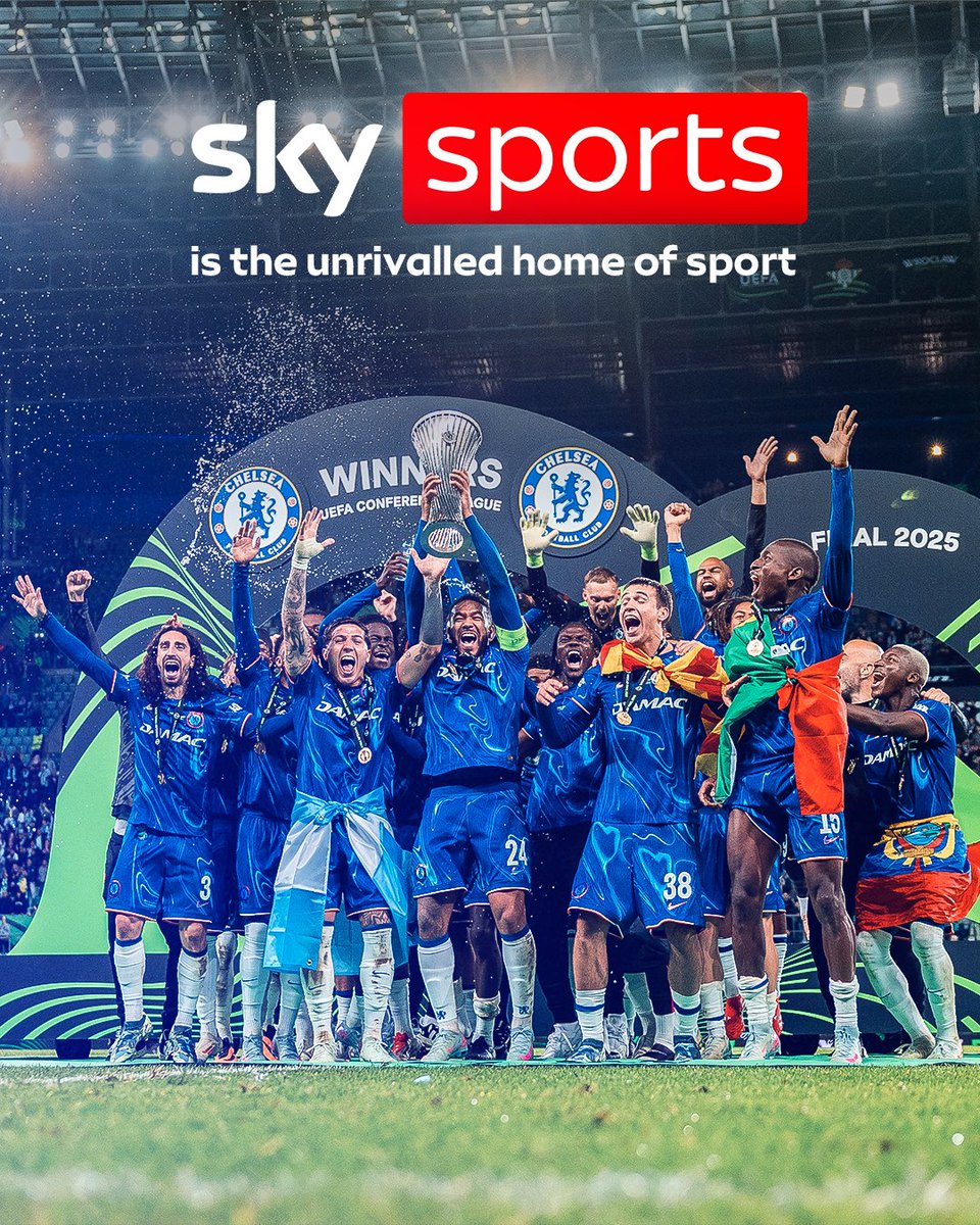 From 2027/28, EVERY match from the UEFA Europa League and UEFA Conference League will be live, only on Sky Sports! 🤩

More football. More drama. Every day of the week.