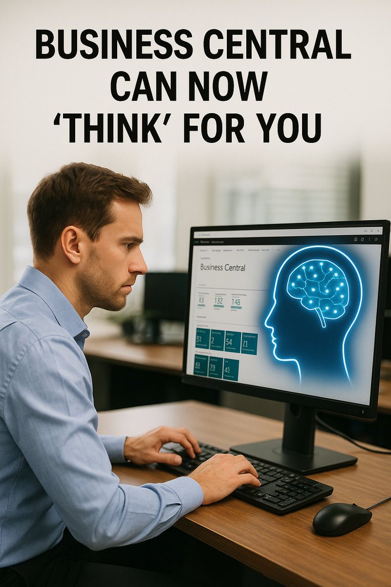 TMCDynamicsERP's tweet image. Feeling buried in reports and data entry? 🧠
Business Central can now think for you — analyzing, suggesting, and automating so you can focus on real decisions.

👉 Learn how: hubs.la/Q03Rwp7b0

#BusinessCentral #Dynamics365 #AI #ERP