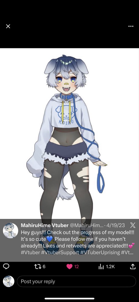 MahiruHime Vtuber tweet media