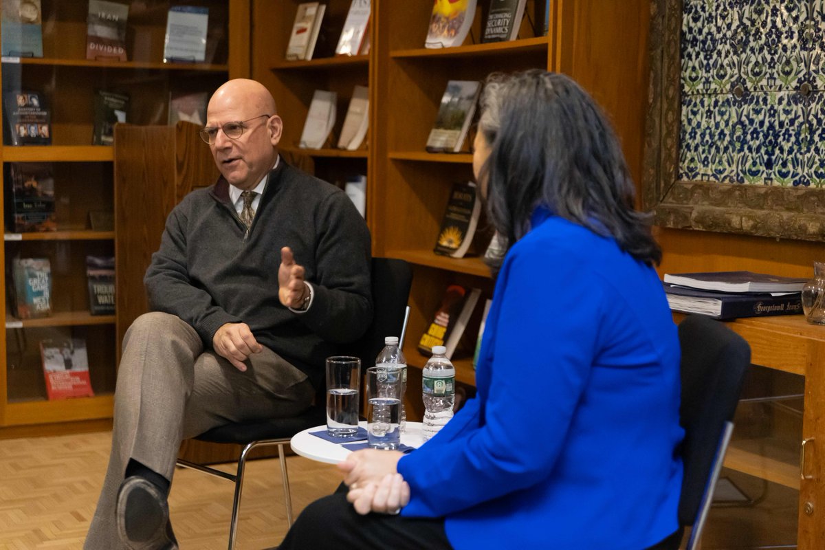 georgetownsfs's tweet image. Yesterday, SFS welcomed civil rights lawyer &amp;amp; former @splcenter  CEO @MargaretLHuang (@GUAlumni SFS’91) for a Coffee Chat w/ @joelhellman_SFS. She highlighted the evolving fight for civil &amp;amp; human rights and the importance of truth-telling in shaping policy.