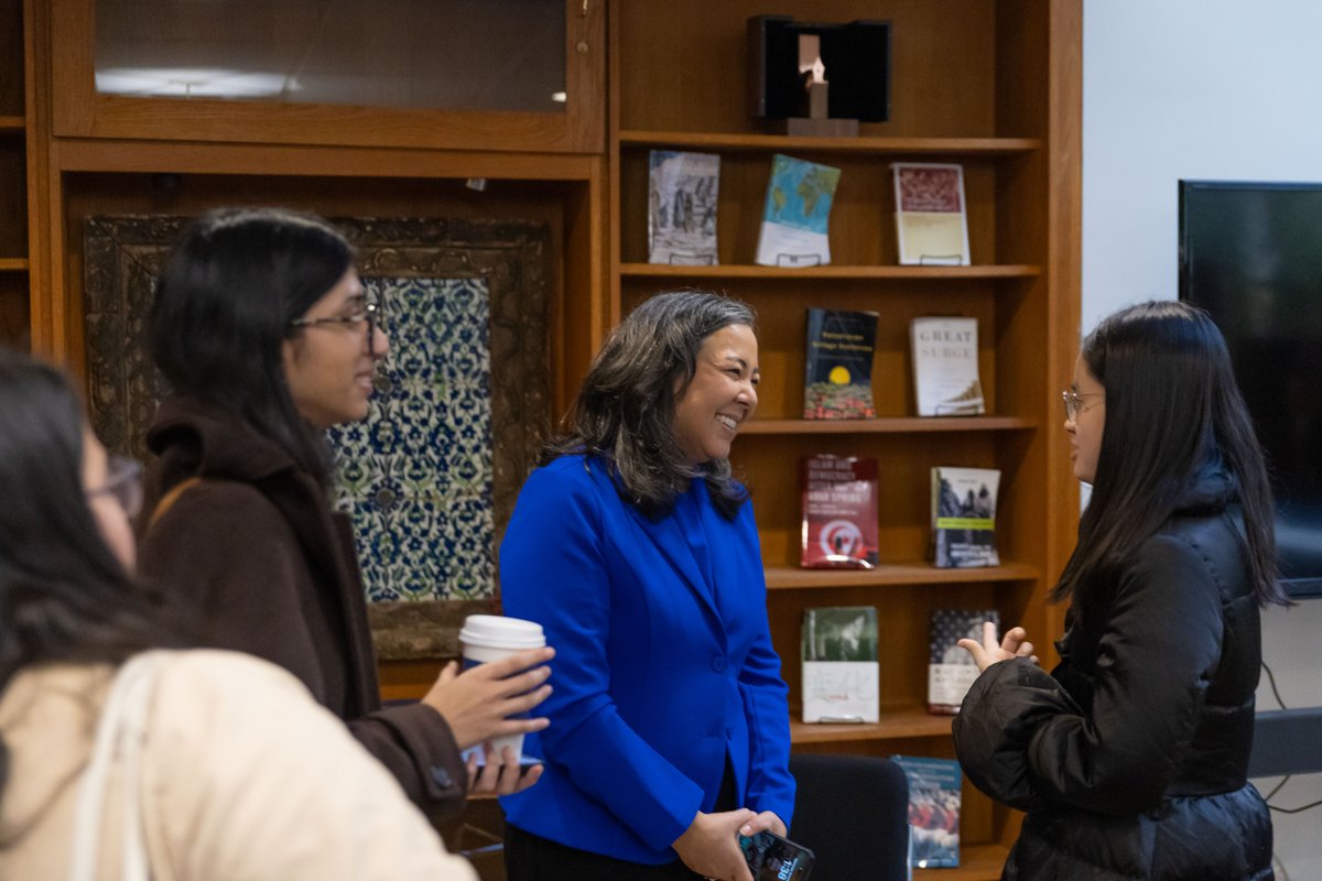 georgetownsfs's tweet image. Yesterday, SFS welcomed civil rights lawyer &amp;amp; former @splcenter  CEO @MargaretLHuang (@GUAlumni SFS’91) for a Coffee Chat w/ @joelhellman_SFS. She highlighted the evolving fight for civil &amp;amp; human rights and the importance of truth-telling in shaping policy.