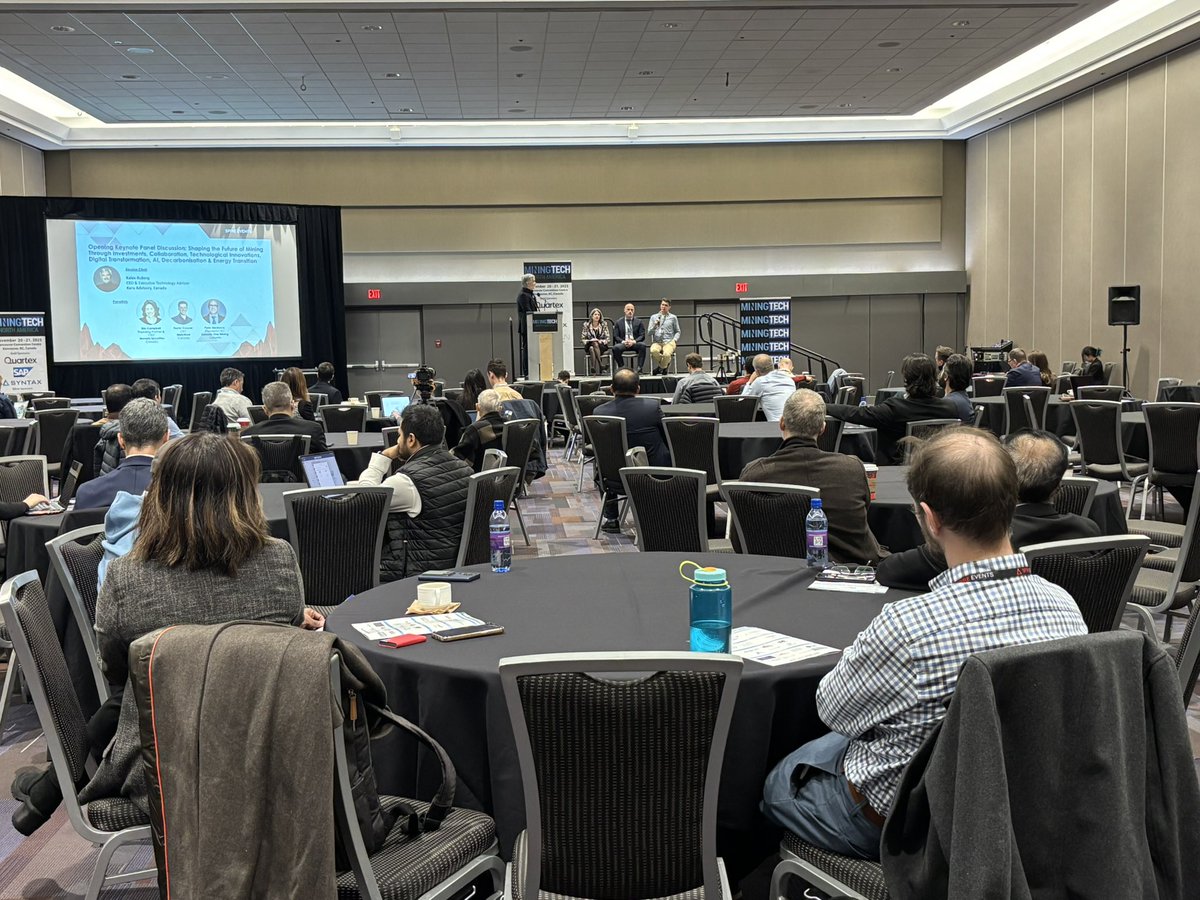 MiningTech1's tweet image. High level discussions on shaping future of mining with technology at MiningTech North America Conference &amp;amp; Expo in Vancouver 🇨🇦
