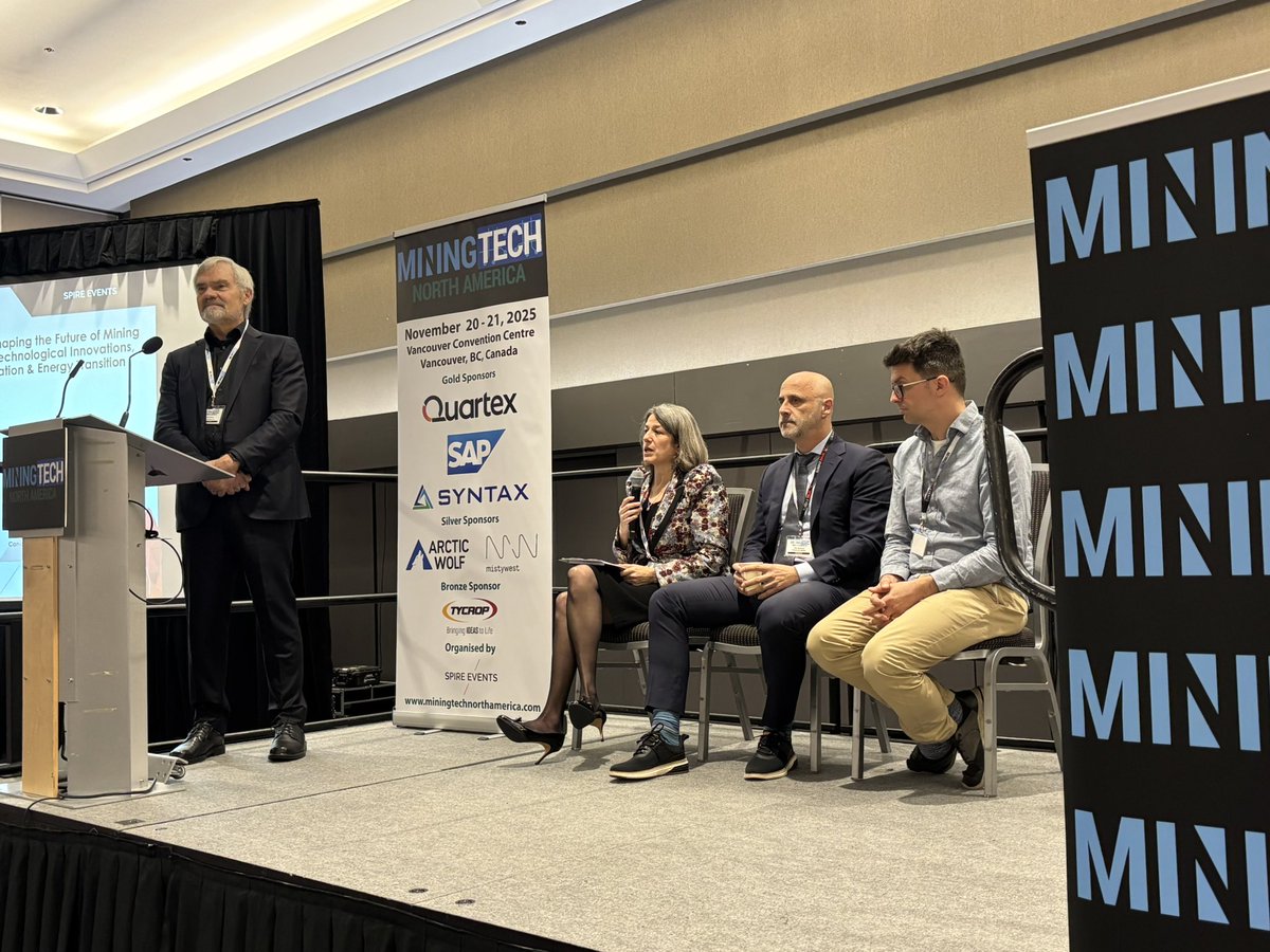 MiningTech1's tweet image. High level discussions on shaping future of mining with technology at MiningTech North America Conference &amp;amp; Expo in Vancouver 🇨🇦