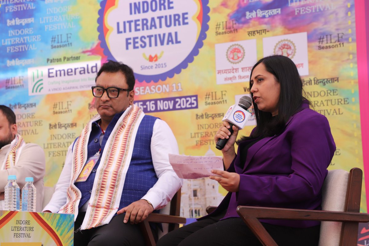fateless13's tweet photo. Indore literature festival 2025 https://t.co/zsa6dn1pF8