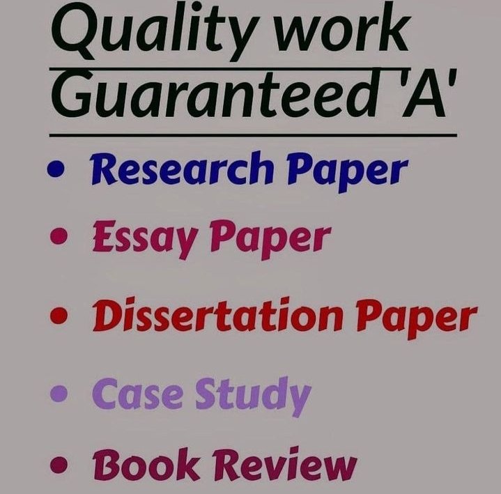 elite_Writers_'s tweet image. We assure A+ grade in the work allocated:
✓Homework
✓History pay
✓Essay due
✓Calculus 
✓Pay Maths
✓Online Class
✓Pay Assignment
✓Term Paper
✓Biology
✓Chemistry..
wa.me/17138103420
