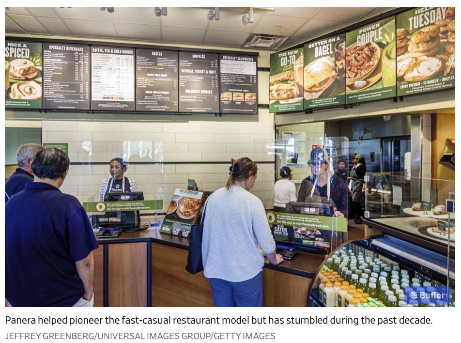 Exclusive | Panera $PNRA Plans to Spend Millions on Better Sandwiches and Nicer Stores buff.ly/Aa0xm8A #myfcsi