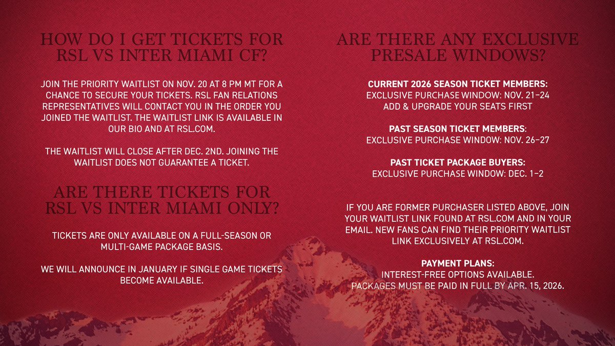realsaltlake's tweet image. we’ve got your ticketing questions covered 🫡
