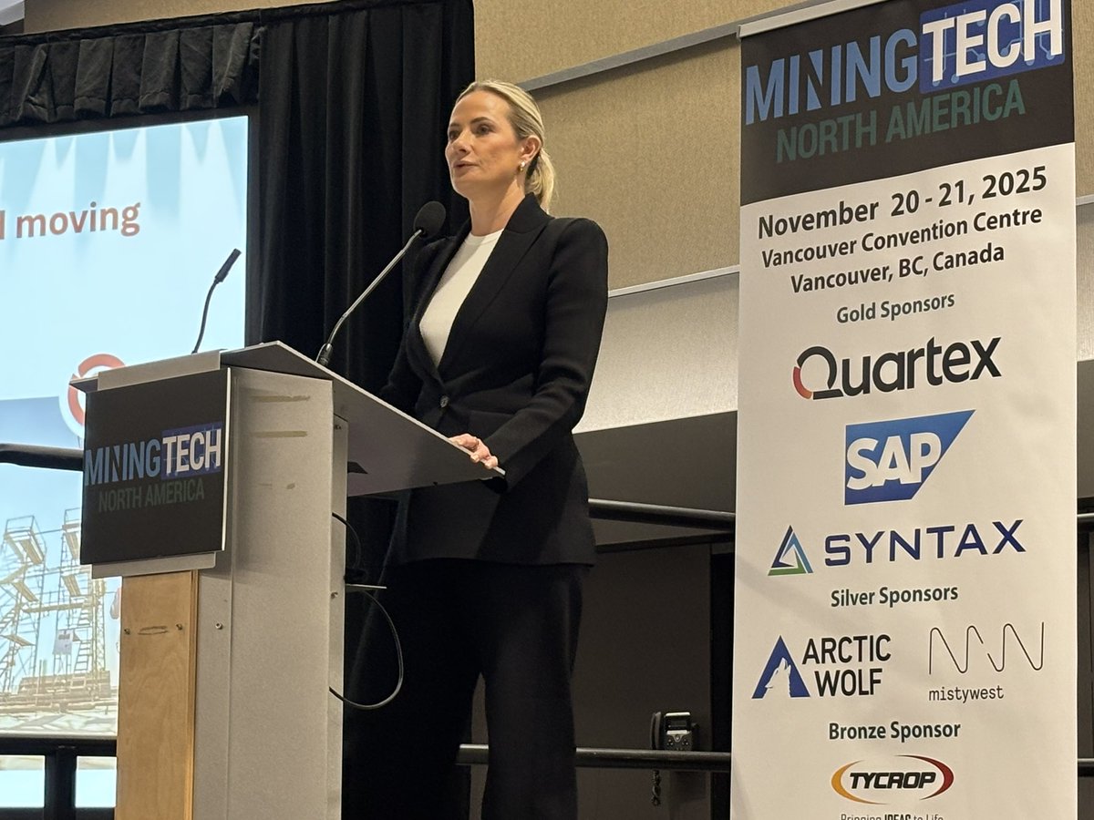 MiningTech1's tweet image. Jaimie Godden representing Quartex to share on preventing high stake mistakes with data enrichment at MiningTech North America Conference &amp;amp; Expo in Vancouver 🇨🇦